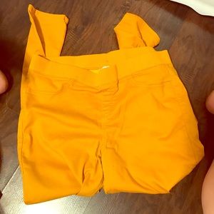 Mustard yellow pants